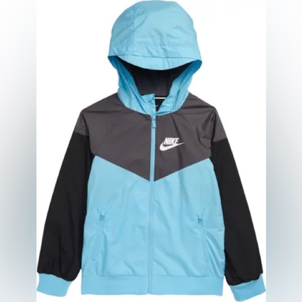 Nike Boys Windrunner Water Resistant Hooded Jacket NWT